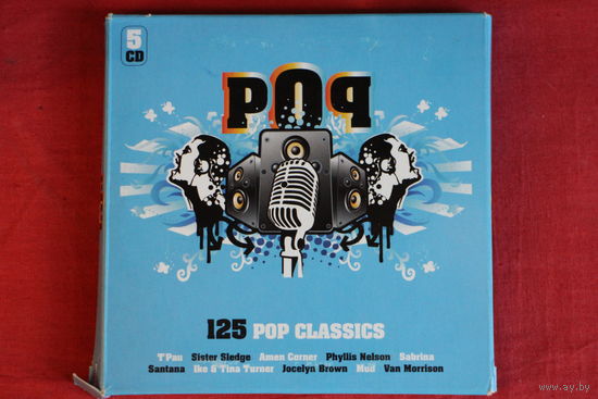 Various – Pop (125 Pop Classics) (2009, 5xCD)