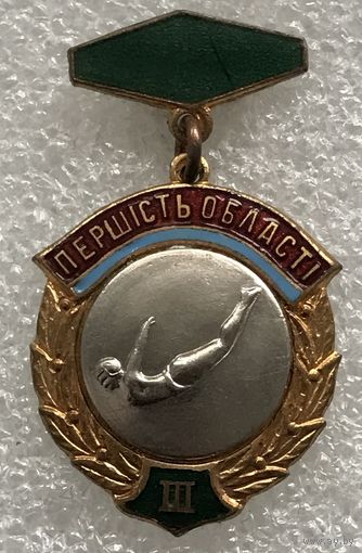 ПРЫЖКИ В ВОДУ ПЕРВЕНСТВО ОБЛАСТИ УССР 3 МЕСТО