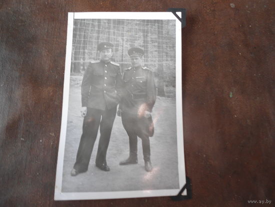 Фото военных, германия, г. Эберсвальд, 1955г