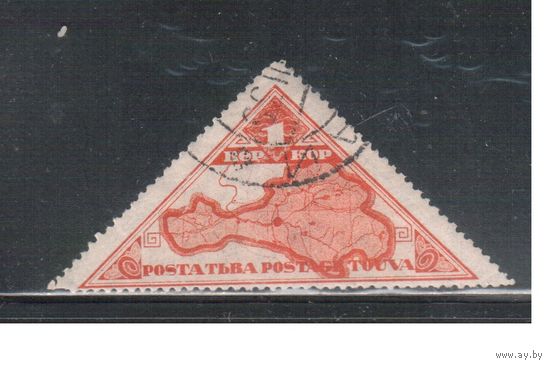 Тува-1935,(Заг.56)  гаш., Карта