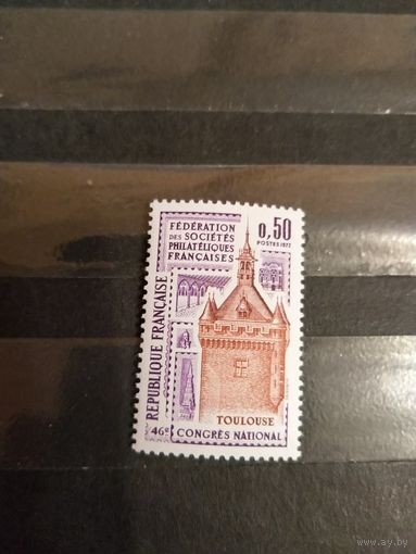 1973 Франция архитектура MNH** выпускалась одиночкой (1-11)