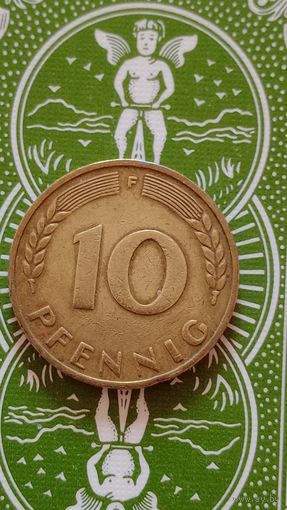 Германия 10 пфеннигов 1949 F