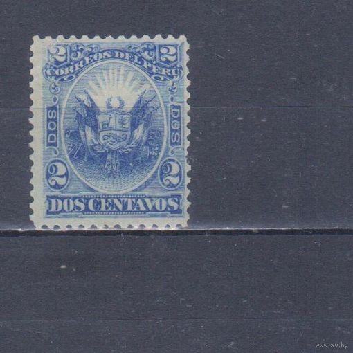 [44] Перу 1895. Герб. БЕЗ КЛЕЯ.