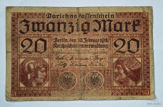 1918 год Германия 20