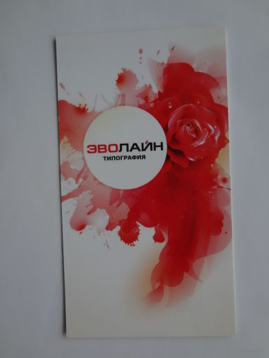 Календарик 2013 г. Типография Эволайн.