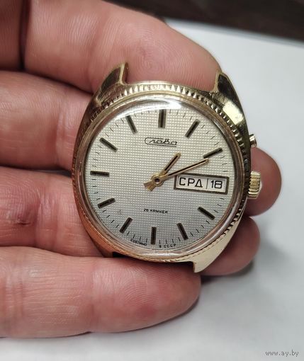 Часы СССР Слава АУ (идут), без МЦ!!