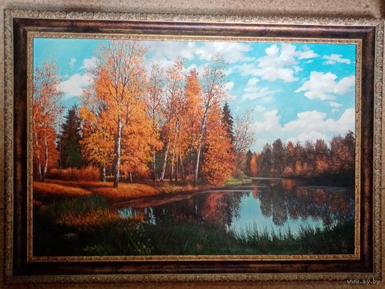Сидорович "Вечереет", 60х90см х.м.