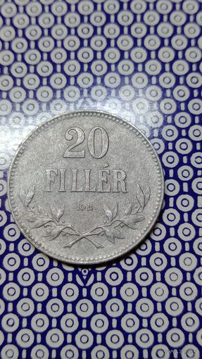 Венгрия 20 филлеров 1916