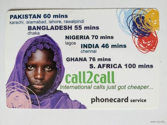 Телефонная карта. Англия