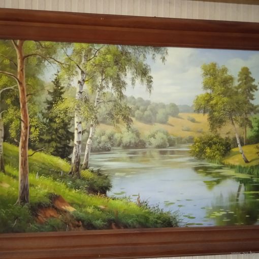 РЕПРОДУКЦИЯ В РАМКЕ.65х29см.   РАСПРОДАЖА КОЛЛЕКЦИИ.