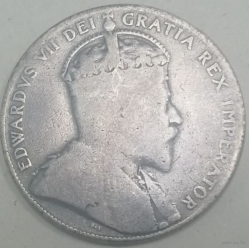 А1.5 Ньюфаундленд 50 центов 1909, серебро