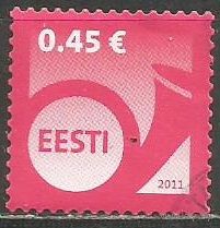 Эстония. Символика почты. Рожок. 2011г. Mi#711.