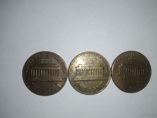 3 пенни Линкольна и 2 совка