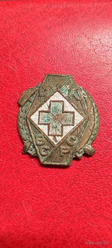 Знак(красного креста БССР) 1930 год.