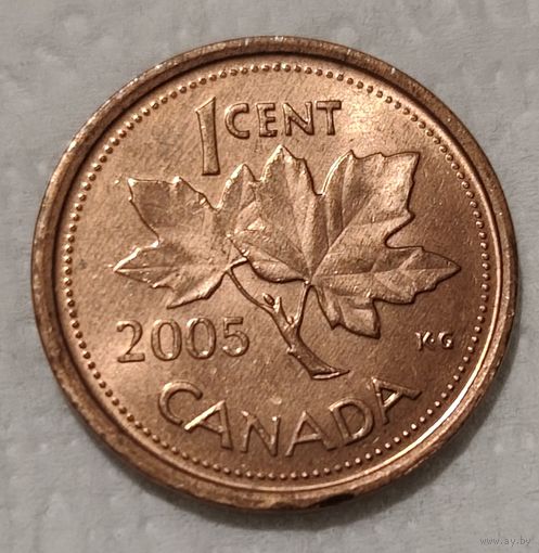 Канада 1 цент, 2005 Не магнетик (14-13-4)
