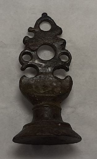 Печать шляхетская,  ручка, бронза.