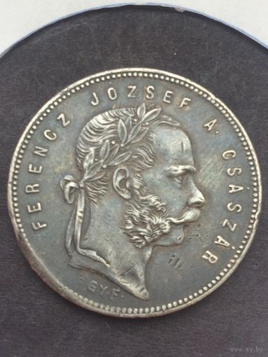 1 Флорин 1869 редкий год!
