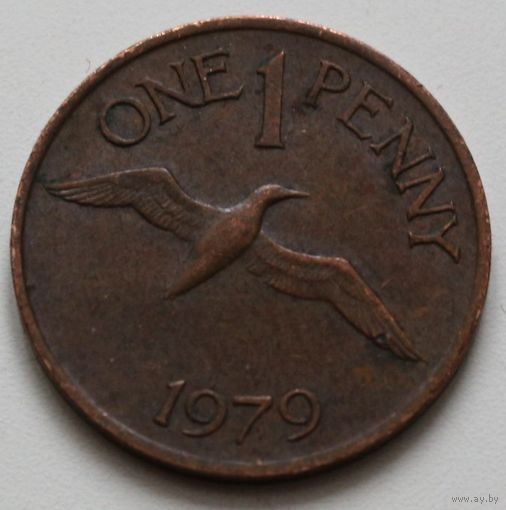 Гернси, 1 пенни, 1979 год, VF