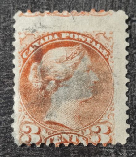 Марка Канада 1870г. 2.14