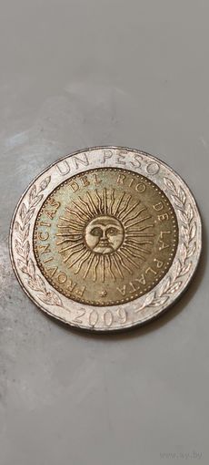 Аргентина 1 песо 2009