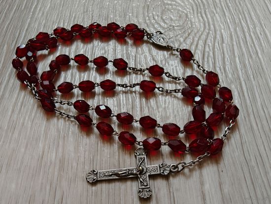 Винтажный розарий ружанец Франция