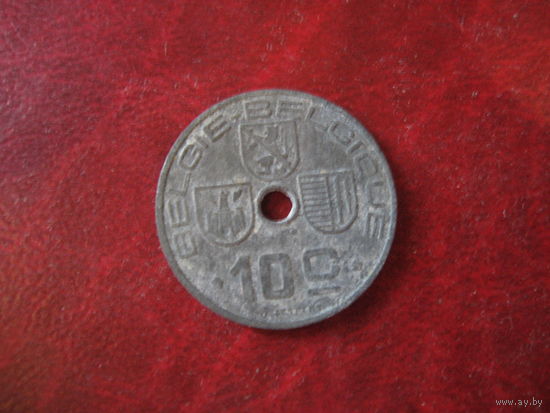 10 сантимов 1945 года Бельгия (ЁQ)