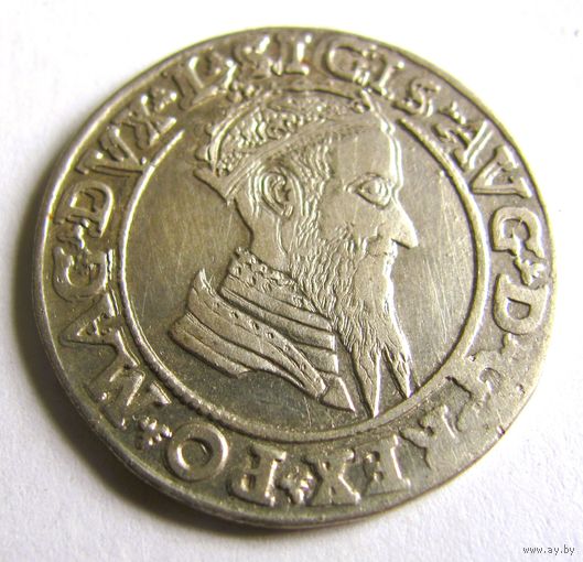 Чворак 4 гроша 1569 Вильно Сигизмунд Август