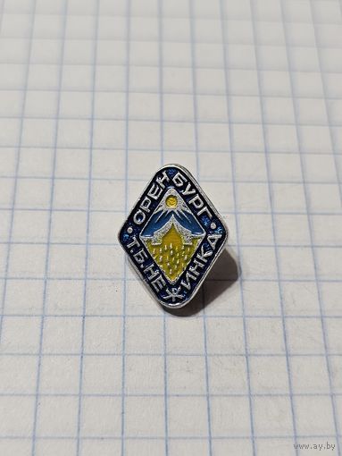 Значок Оренбург Т. Б. ,,Нежинка'' СССР.