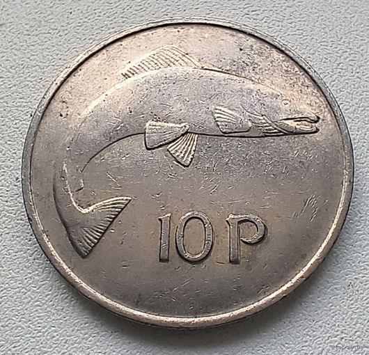 Ирландия 10 пенсов, 1980  1-14-21