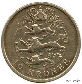 Королевство Дания. 10 крон 2004.