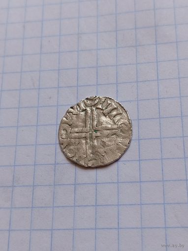 Английский пенни 978-1016 годов. Этельред 2 Неразумный.
