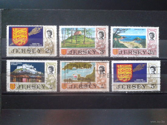 Джерси 1969-1970 Стандарт, герб, карта, ландшафты