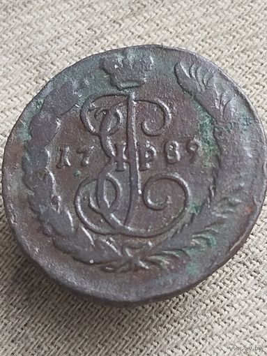 Распродажа -  копейка 1789г (ЕМ).,РИ,ЕКАТЕРИНА 2
