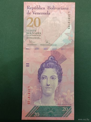 20 боливар Венесуэла.