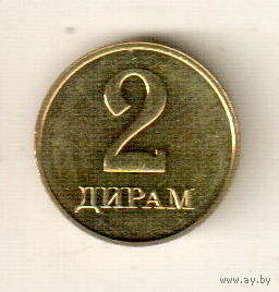 Таджикистан 2 дирам 2019