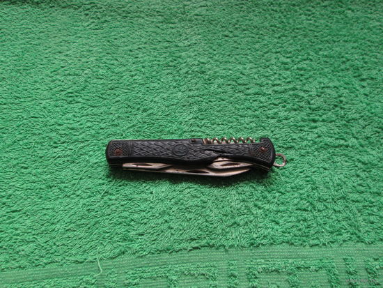 Нож складной-туристический,времен ссср.Много предметный, 6 предметов.