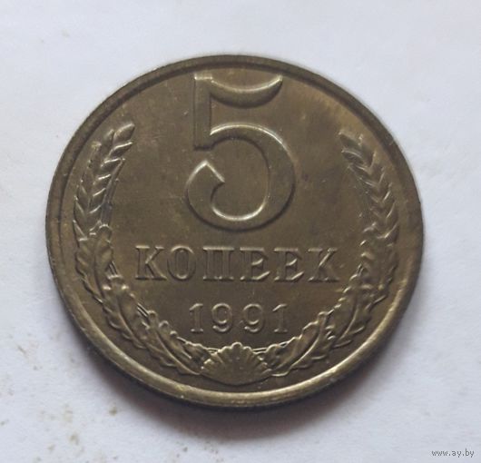 5 копеек 1991м года.