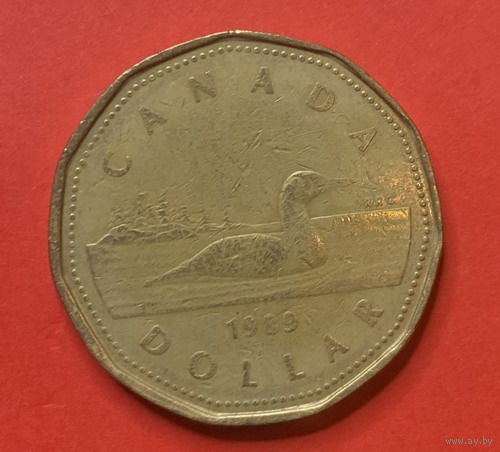 Канада, 1 доллар 1989г.