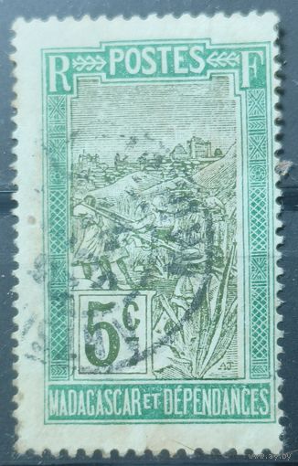 Мадагаскар 1908г. Французские колонии