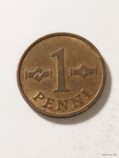 Финляндия 1 пенни 1963