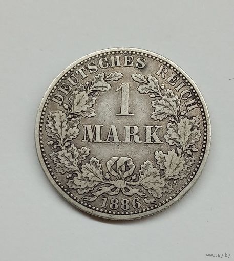 1 марка 1886г Германия