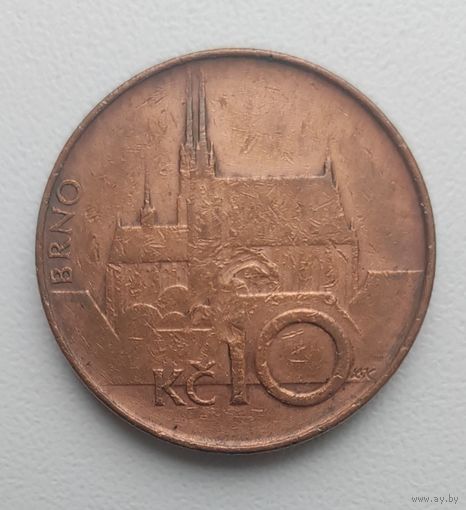 Чехия 10 крон, 1993_KM# 4
