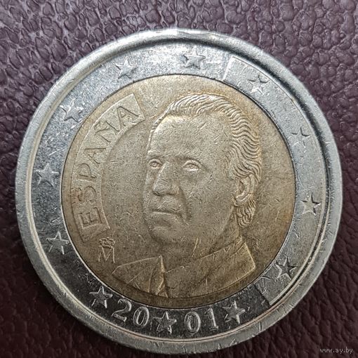 Испания 2 евро 2001
