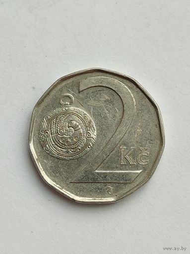 Чехия. 2 крон 2007 года.