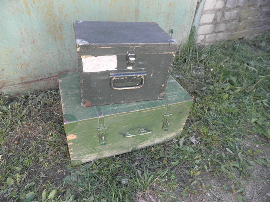 Ящики военные СА СССР 2 шт.С рубля.