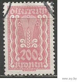 Австрия. Символика. Колосок. 1922г. Mi#383.