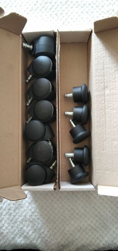 Колёса и опоры для офисной мебели.