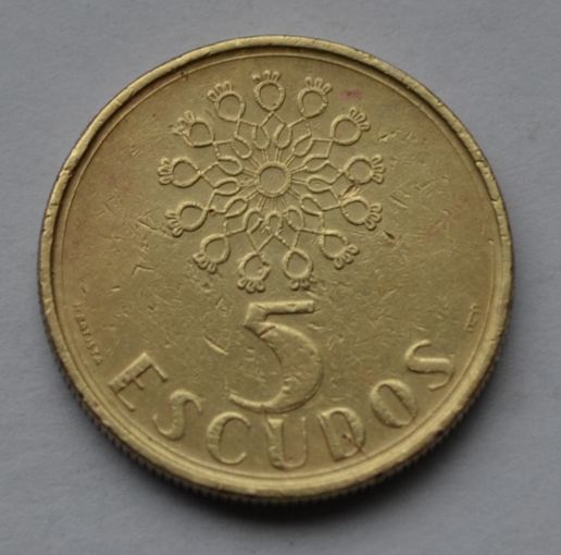 Португалия, 5 эскудо 1987 г.