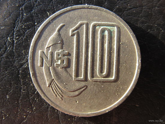 Уругвай. 10 песо.1981. С 20 копеек. Распродажа коллекции. Смотрите другие лоты.