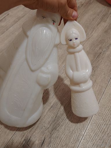 Дед мороз + снегурочка игрушки под елку